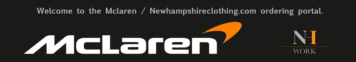 Welcome to New Hampshire Clothing / Mclaren Ordering Portal
